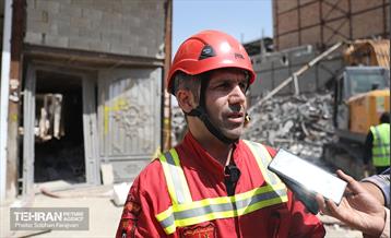 دومین روز آواربرداری ساختمان‌های غیرمجاز در منطقه ۱۹ 1