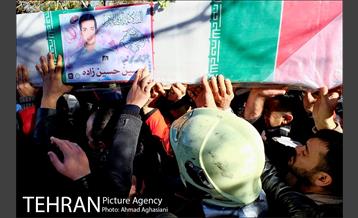 تشییع شهدای آتش نشان در بهشت زهرا(س) -3 25