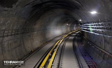 تست گرم بخش شمالی خط ۶ مترو تهران 37