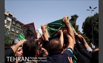 تشییع شهدای مدافع حرم تیپ فاطمیون 19