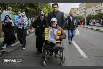 راهپیمایی مردم تهران در محکومیت جنایات رژیم صهیونیستی 25
