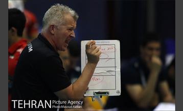 دیدار تیم های ملی والیبال ایران و بلژیک