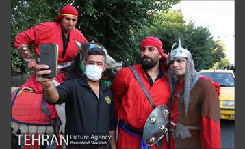 برگزاری اعزای حسینی در بوستان قصر منطقه هفت 10