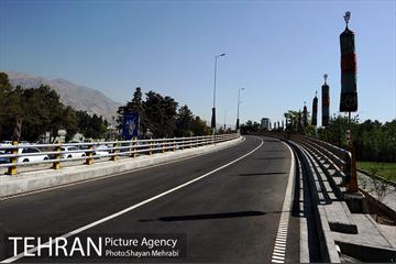 افتتاح پل غیر همسطح بزرگراه شهید چمران (پل شهید نوروزی) با حضور شهردار تهران 2