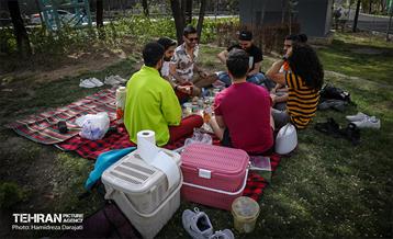 روز طبیعت در پارک ساعی و حاشیه اتوبان مدرس  4