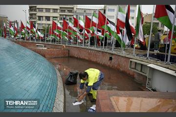خدمات شهرداری تهران در پایان روز قدس 18