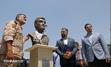 رونمایی از سردیس سردار شهید احمد متوسلیان 9