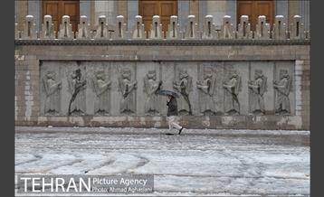 روز برفی میدان مشق و پارک شهر تهران 12