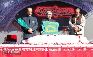 تشییع و تدفین شهید گمنام در دانشگاه فرهنگیان 6