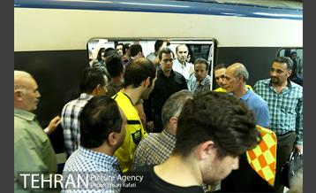 پرفورمنس آموزش فرهنگسازی قوانین مترو به مناسبت جام جهانی 15