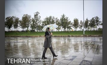 بارش باران پاییزی در تهران 30