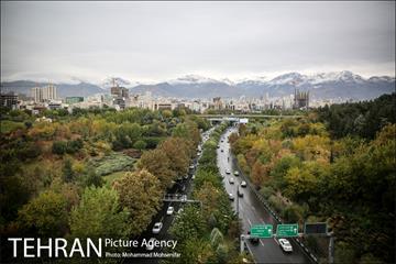 بارش باران پاییزی در تهران 21