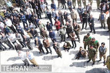تشییع پیکر مطهر دو شهید گمنام 16