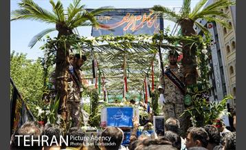 تشییع پیکر شهدای حادثه تروریستی تهران 8