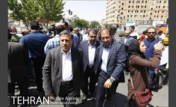 تخریب سردر پادگان جی 10