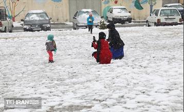 روز برفی تهران - 3 16