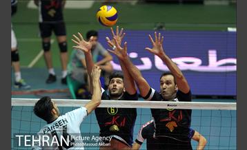 دیدار تیم های والیبال پیکان تهران و پارسه تهران