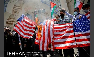 تجمع دانشجویی و مردمی در حمایت از مردم فلسطین 1