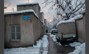 محله ده ونک در روزهای برفی تهران 19