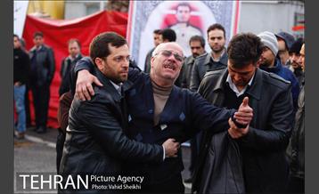 تشییع پیکر شهید آتش نشان سید احسان جامعی 44