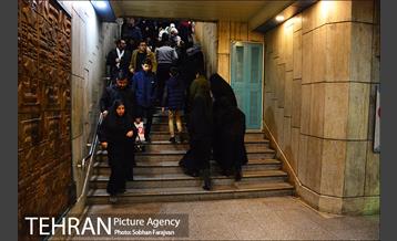 خدمت رسانی مترو در آئین تشییع سردار قاسم سلیمانی 12