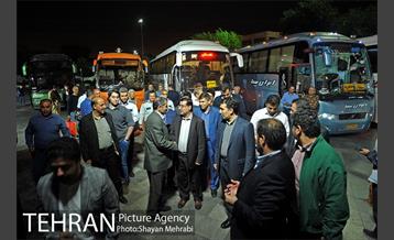سرپرست شهرداری تهران و رئیس مرکز ارتباطات و امور بین الملل شهرداری تهران در بازدید از فعالیت‌های شبانه شهرداری و زندگی شبانه مردم تهران 27