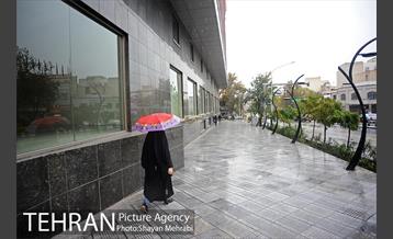 بارش باران پاییزی در تهران 22
