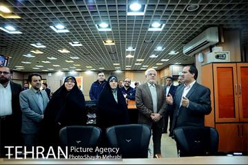 بازدید مجمع نمایندگان تهران در مجلس شورای اسلامی از ستاد مدیریت بحران شهر تهران 8