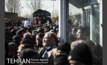 تشییع شهدای آتش نشان با حضور مردم 5