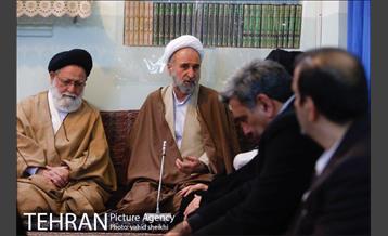 دیدار شهردار تهران با آیت الله العظمی علوی گرگانی  4