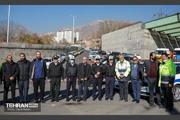 مانور سراسری برف روبی در منطقه 1 تهران 8