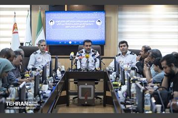 نشست خبری مدیرعامل سازمان آتش‌نشانی 12