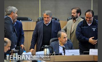 جلسه ستاد مدیریت بحران شهر تهران با حضور دکتر نجفی‎ 9