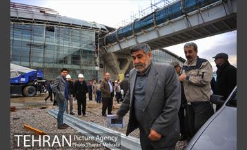 بازدید هابیل درویش از مراحل ساخت مترو فرودگاه امام خمینی (ره) 6
