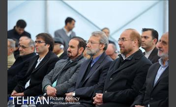 مراسم روز درختکاری با حضور شهردار تهران و رئیس مجلس 9