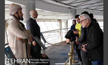 بازدید تیم ملی کشتی فرنگی از برج میلاد تهران