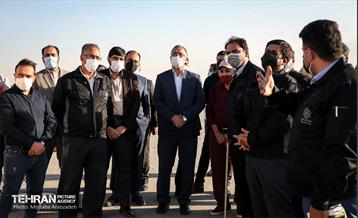 بازدید شهردار تهران از پروژه های خاکریزآب 9