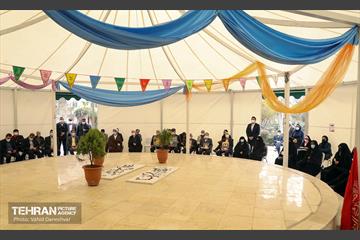 مراسم‌ کاشت نهال در بوستان بهاران منطقه ۱۷