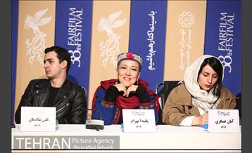 نشست خبری فیلم شنای پروانه 8