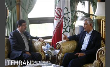 اولین جلسه محمد علی افشانی در دفتر شهردار تهران 27