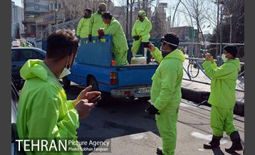 ضدعفونی و پاکسازی بازار تجریش-2 13