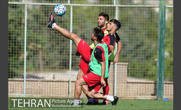 تمرین تیم فوتبال پرسپولیس