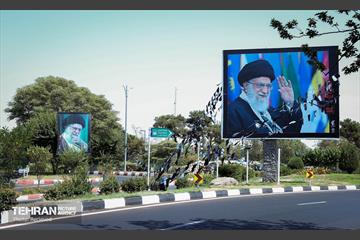 اکران تبلیغات شهری مراسم تشییع رهبر شهید انقلاب - ۳ 11