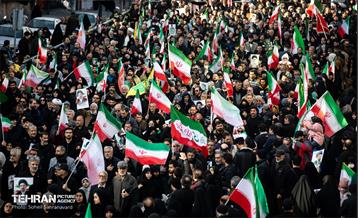 تشییع پیکر شهدای حملات آمریکایی-صهیونیستی