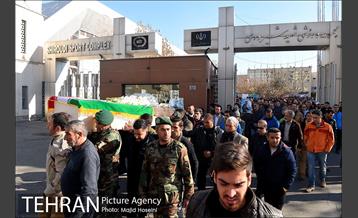 مراسم تشییع پیکر مهدی حبیبی فر 17