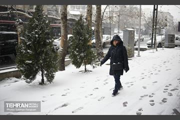 روز برفی تهران 4