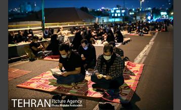 احیای شب بیست و سوم ماه رمضان در حسینیه همدانی‌ها 2