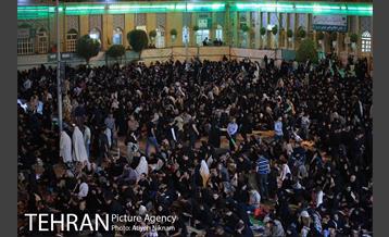 احیا شب 21ماه رمضان در حرم شاه عبدالعظیم حسنی 22