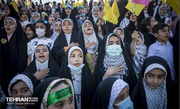 اجتماع بزرگ نوجوانان غرب تهران در پویش سلام فرمانده 33