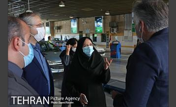 بازدید مدیرکل محیط‌زیست و‌ توسعه پایدار شهرداری تهران از مرکز معاینه فنی نیایش 24